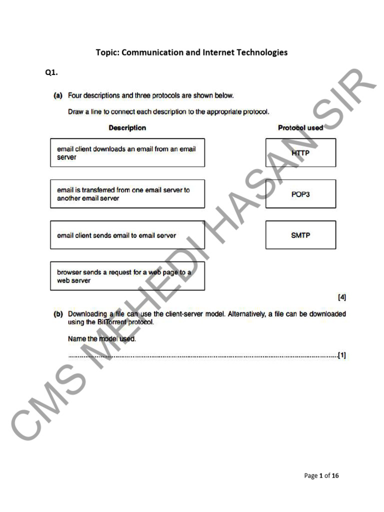 Chapter 14 Communication and Internet Technologies | PDF