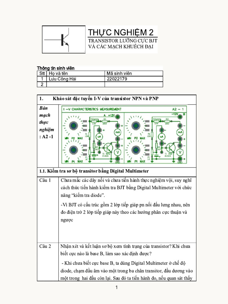 Bai 2 - ĐTTT - Mau BC | PDF