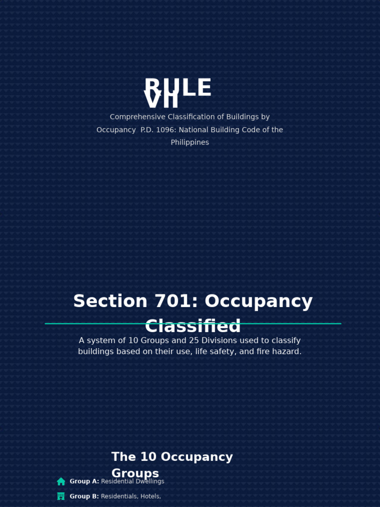 Building Occupancy Classification Guide | PDF