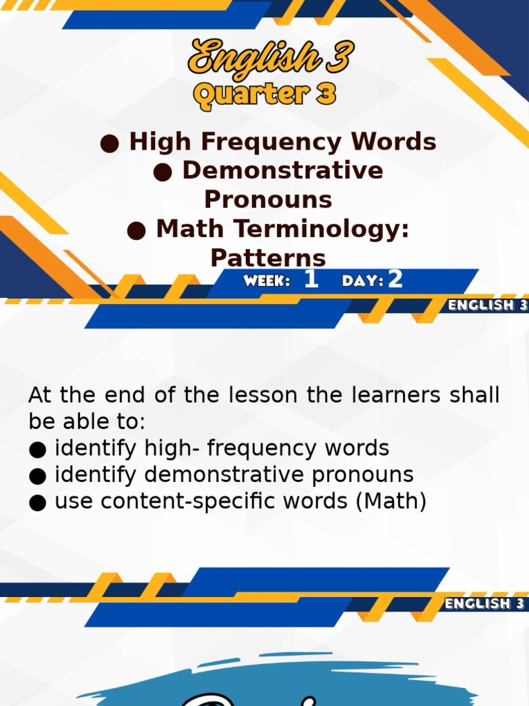 High-Frequency Words and Math Patterns | PDF | Rainbow