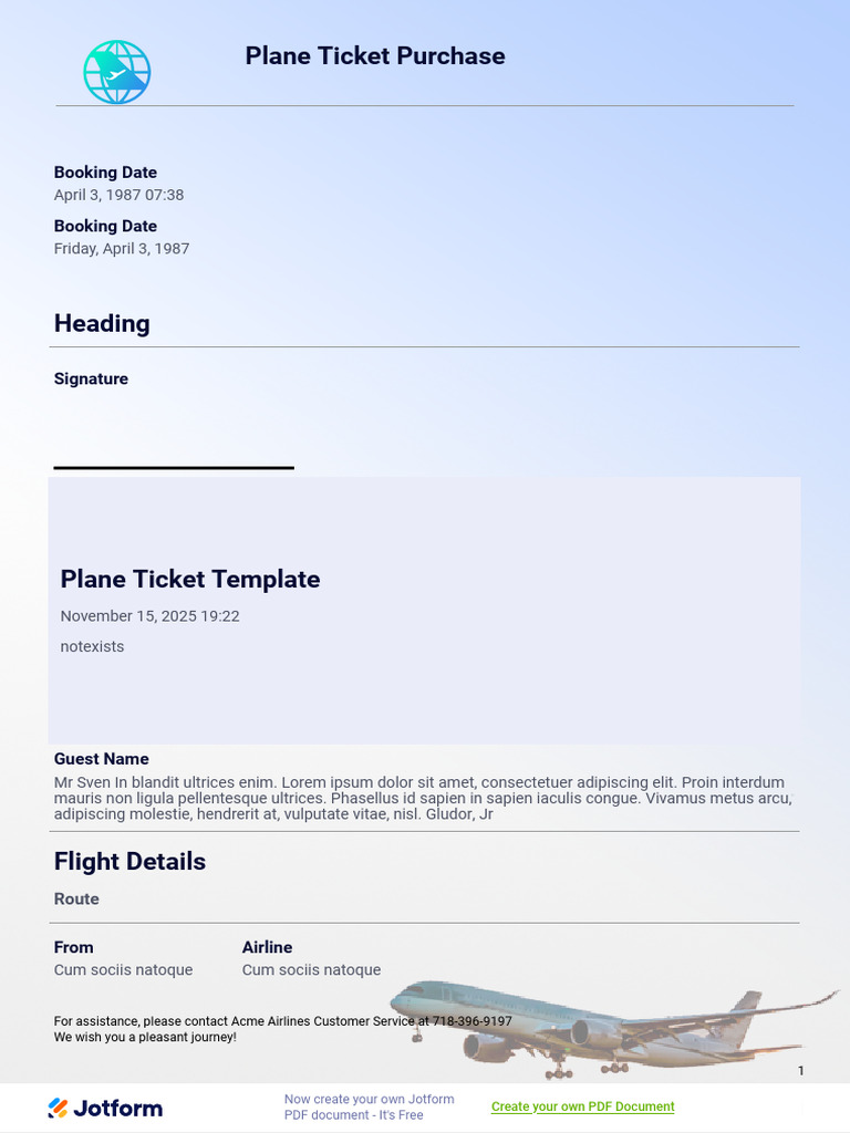 Plane Ticket Purchase: Booking Date Booking Date | PDF | Fee