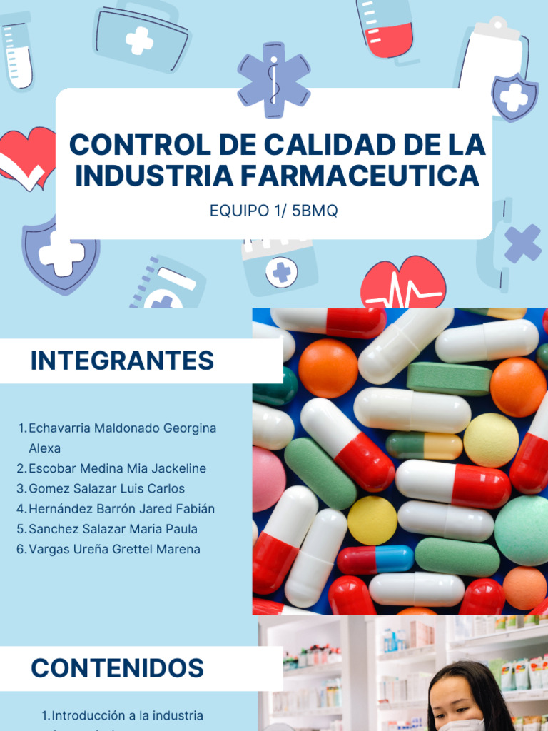 Control de Calidad en la Industria Farmacéutica | PDF | Calidad ...