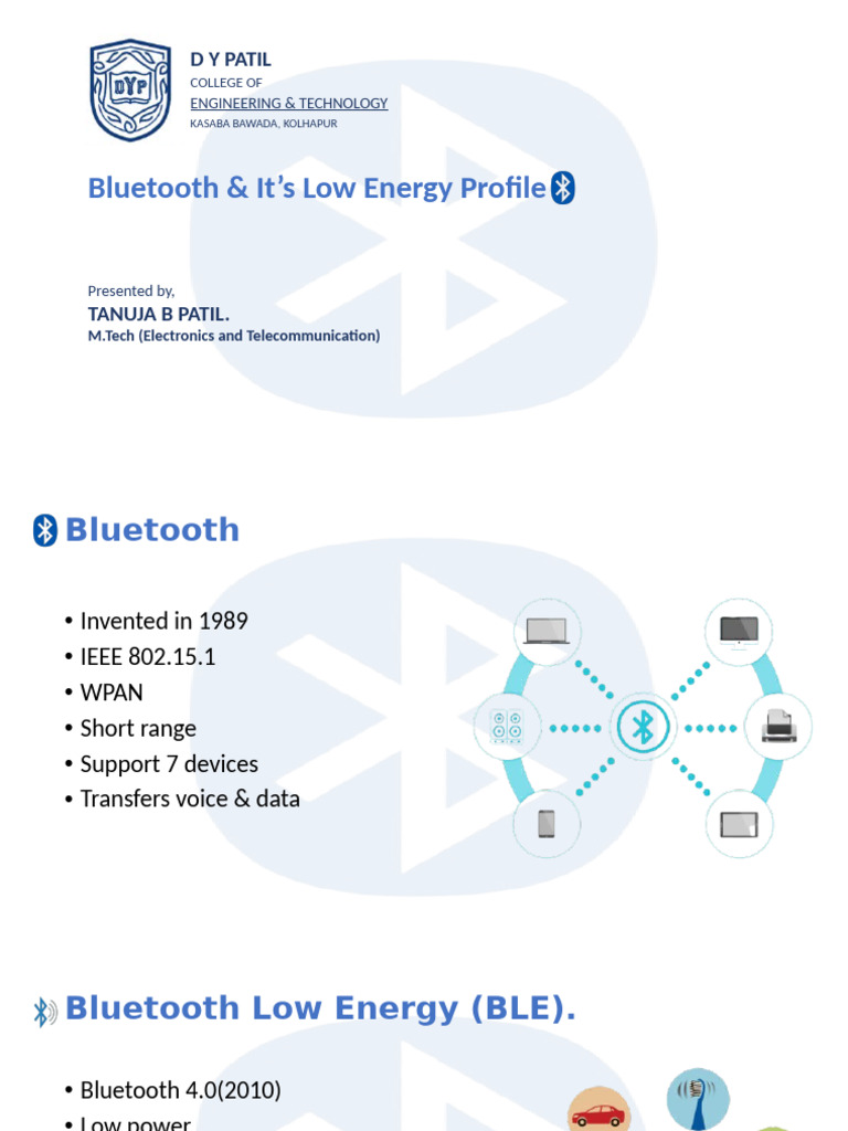 Bluetooth Technology Overview and Future | PDF