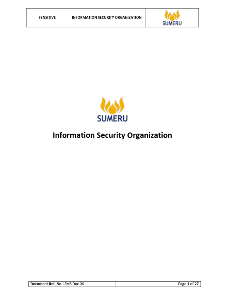 Information Security Management Manual | PDF | Computer Network ...