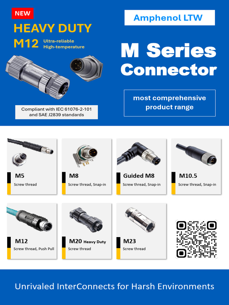 M Series Connectors for Harsh Environments | PDF | Electrical Connector ...
