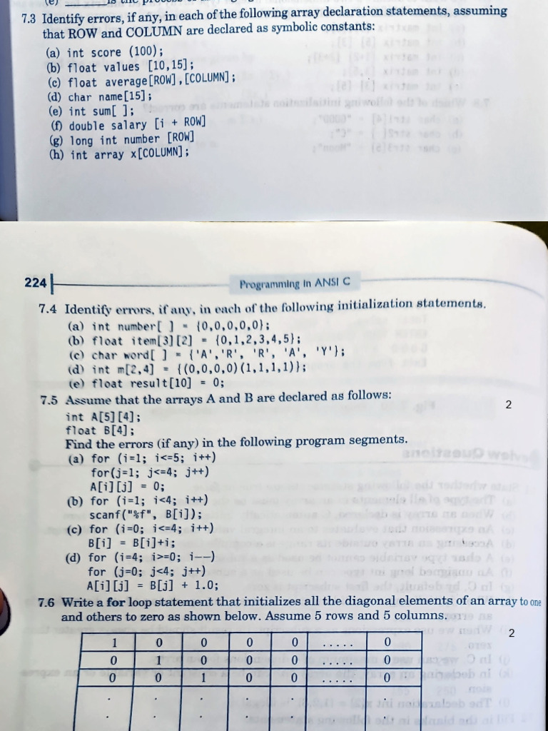 MCA102 - 03 - Programming in ANSI C | PDF | Computer Programming ...