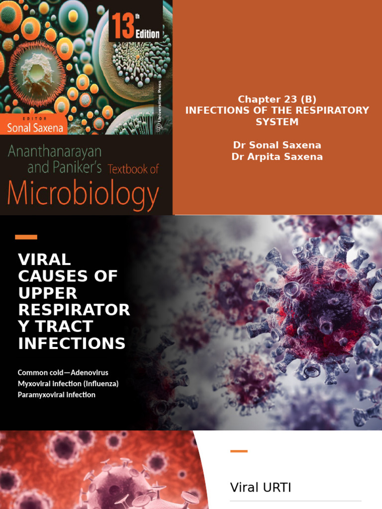 Viral Respiratory Infections Overview | PDF | Influenza | Common Cold