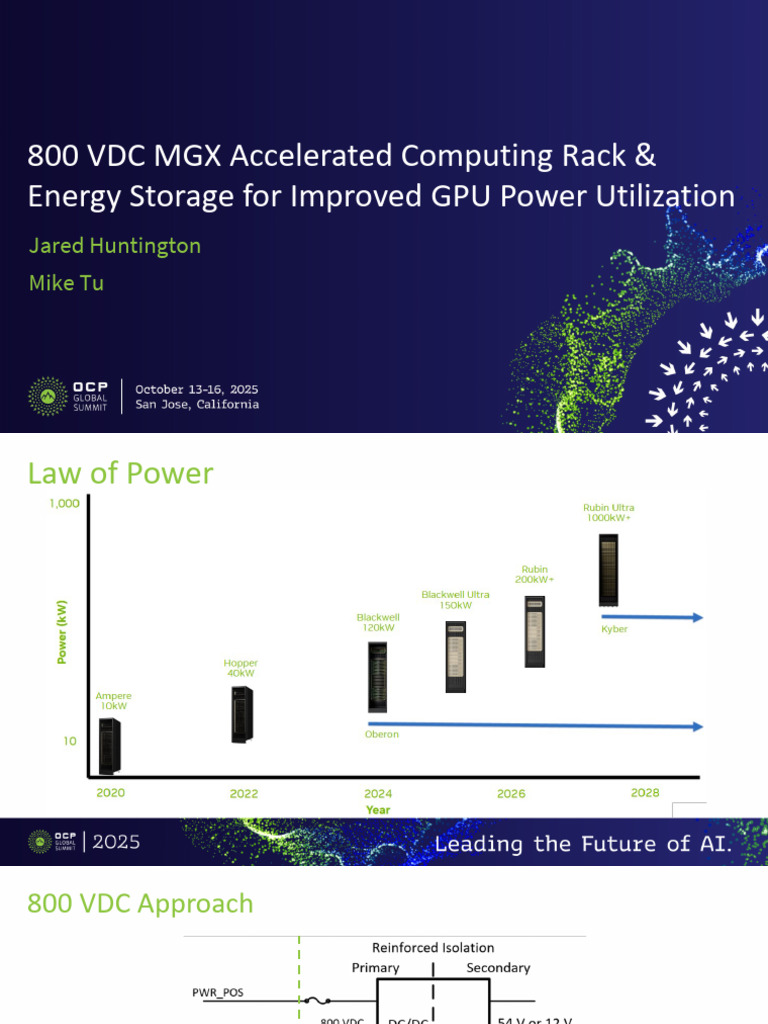 800 VDC Computing Rack Benefits | PDF | Computer Architecture | Computing