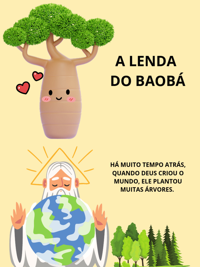 A Lenda do Baobá: Humildade e Vida | PDF
