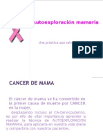 Autoexploración Mamaria