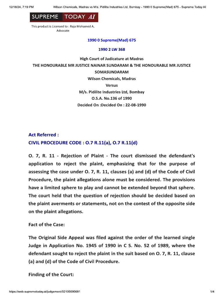 cASE lAW 2 | PDF