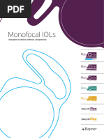 RayOne EMV: Enhanced Monovision IOL | PDF | Eye | Contact Lens