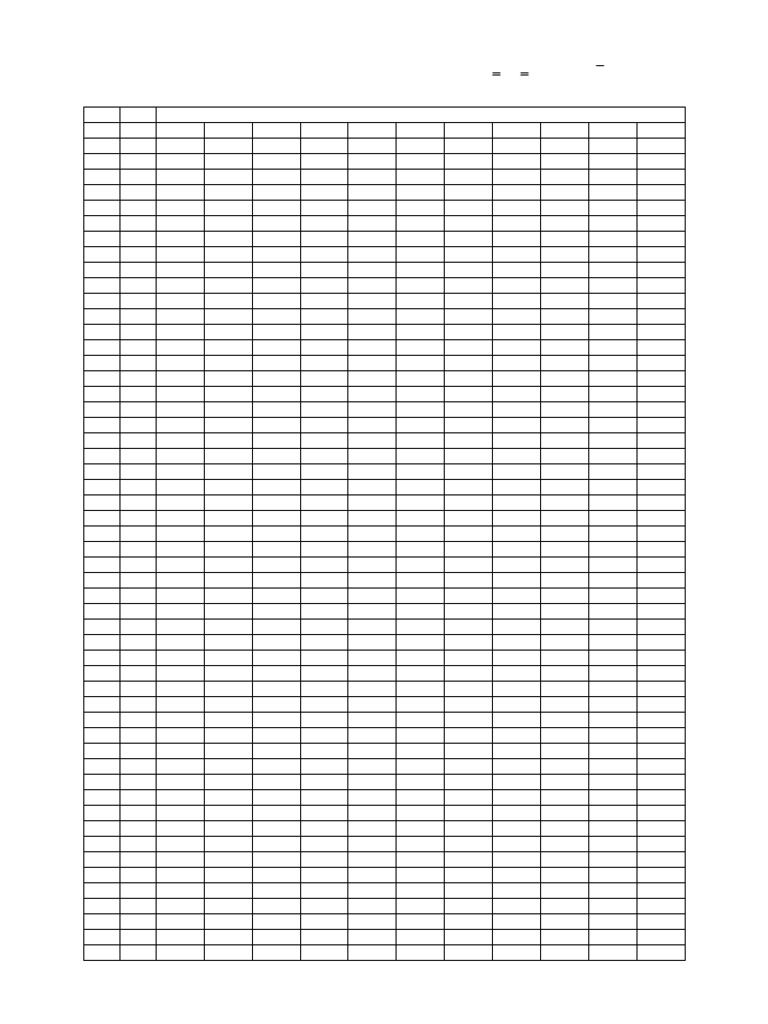 QBM101 Statistical Table | PDF