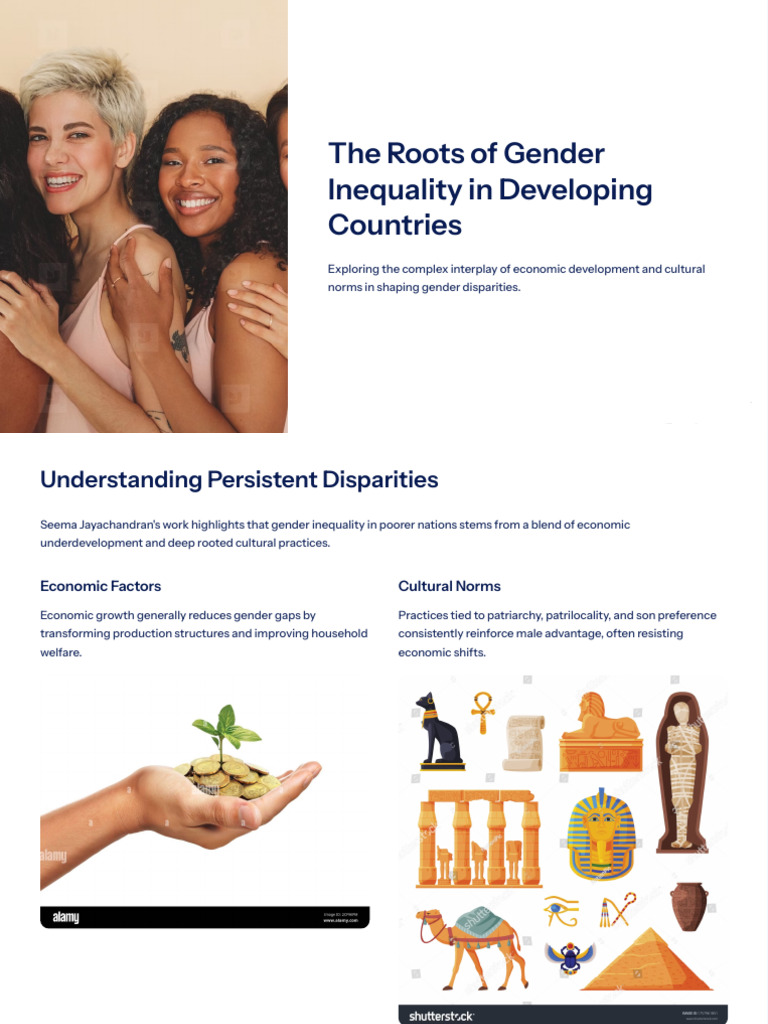 The Roots of Gender Inequality in Developing Countries | PDF | Gender ...