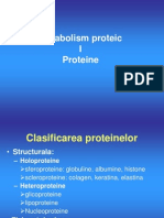 11 - Metabolismul proteic I