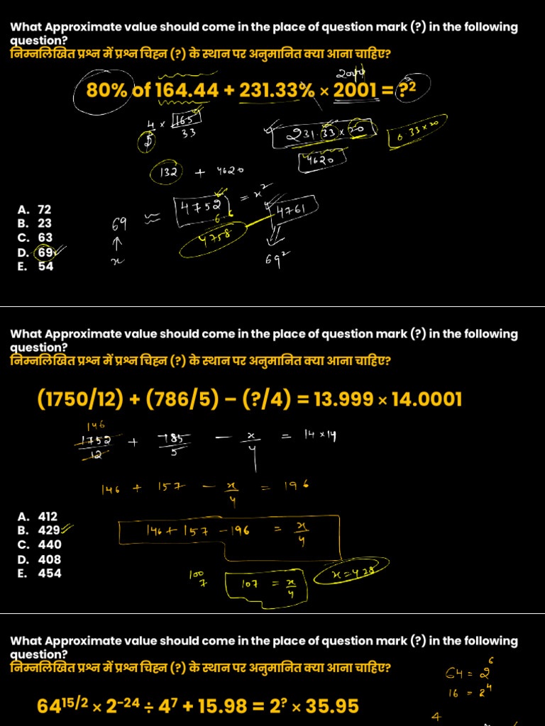Simplification & Approximation Part 8 | PDF