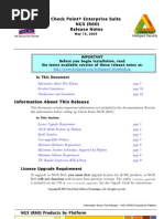 Checkpoint NGX Release Notes