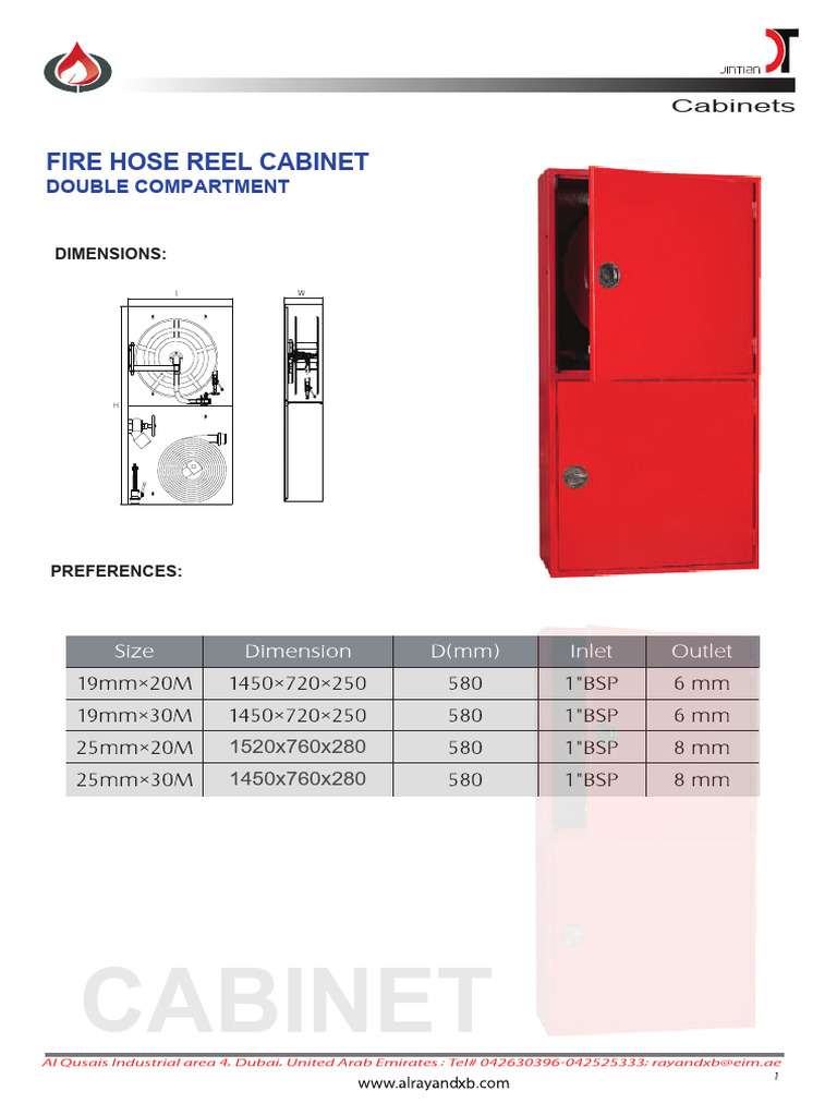 Fire Hose Cabinet Double Compartment | PDF