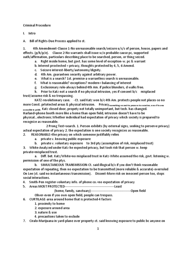 Inadvertent Searches and the Fourth Amendment | PDF | Miranda Warning ...