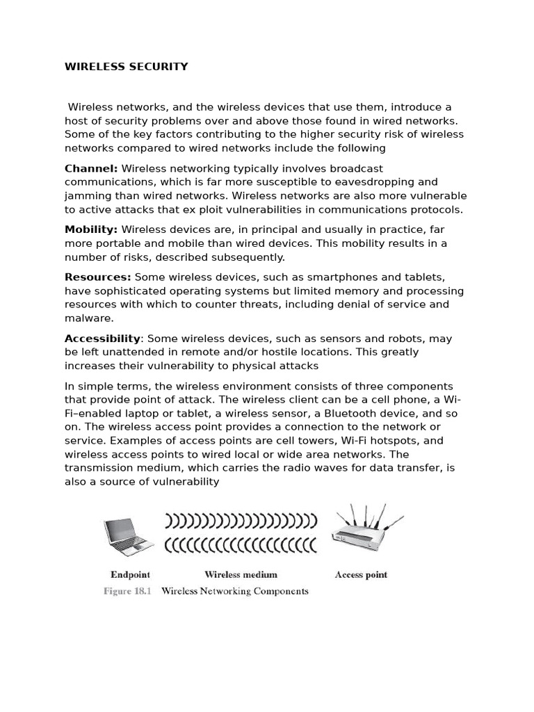 Wireless Security | PDF | Computer Network | Security