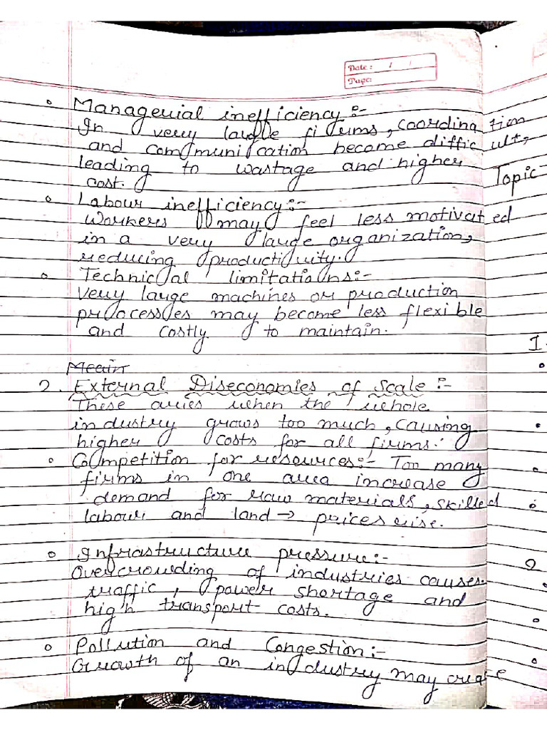 Economics Notes 2 | PDF