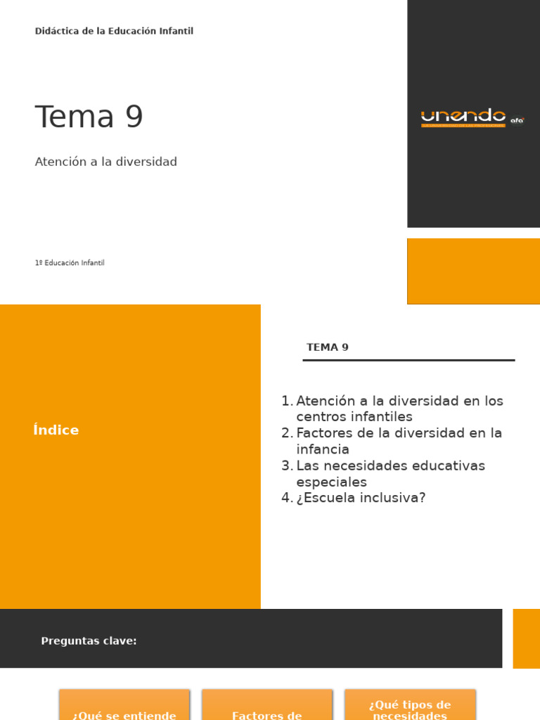 Atención a la Diversidad en Educación Infantil | PDF | Plan de estudios ...