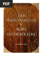 Der Missionsbefehl & Selbst-Unterdrückung