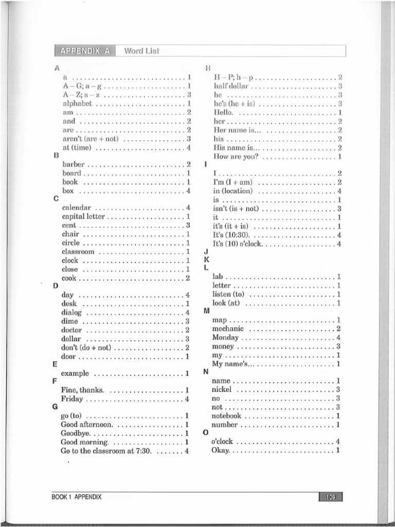 DLI Vocabulary Book 1 | PDF