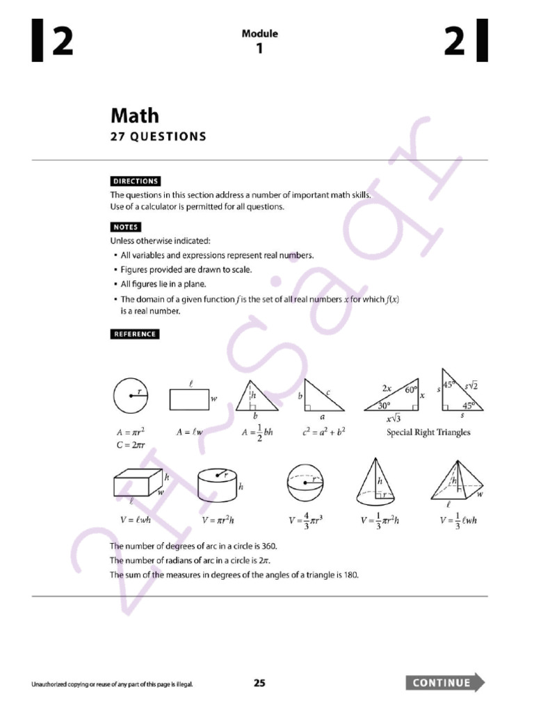 Math 1 Answers | PDF