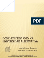 Angel Bravo Cisneros-Hacia Un Proyecto de Universidad Alternativa (Libro)