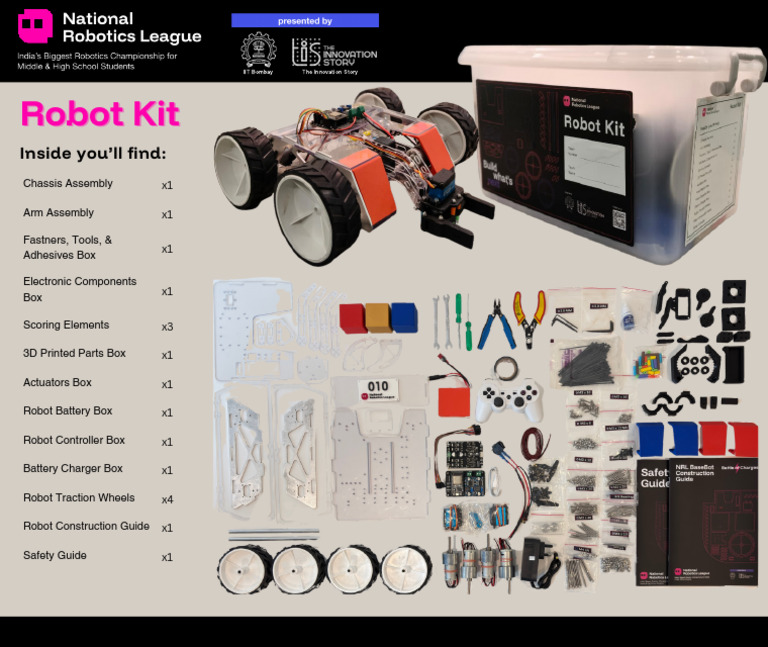 Complete Robot Kit Components List | PDF