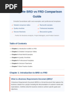 BRD vs. FRD: Key Differences Explained | PDF | System | Computing