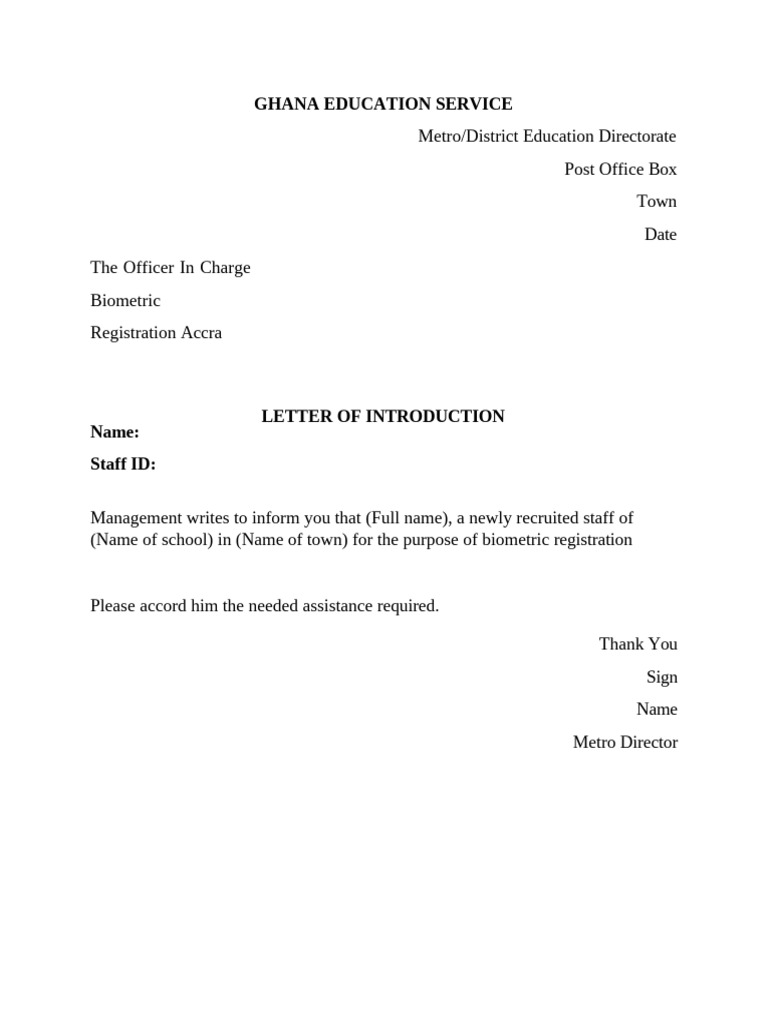 Ges - Introductory Letter290 | PDF
