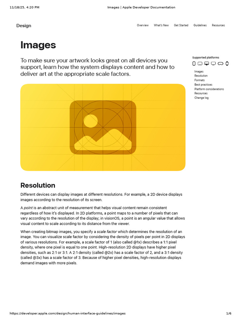 Optimizing Images for Apple Devices | PDF | Pixel | Image Resolution