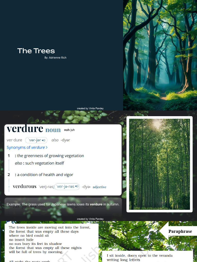The Trees: A Poetic Liberation Journey | PDF