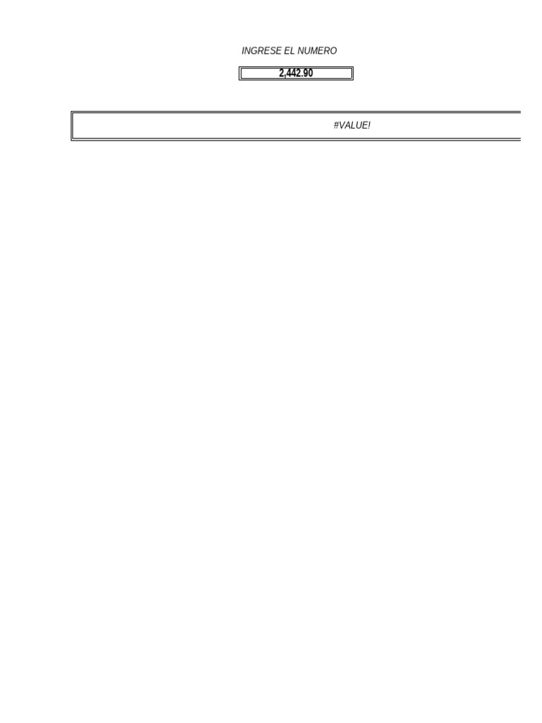 Numeros A Letras | PDF