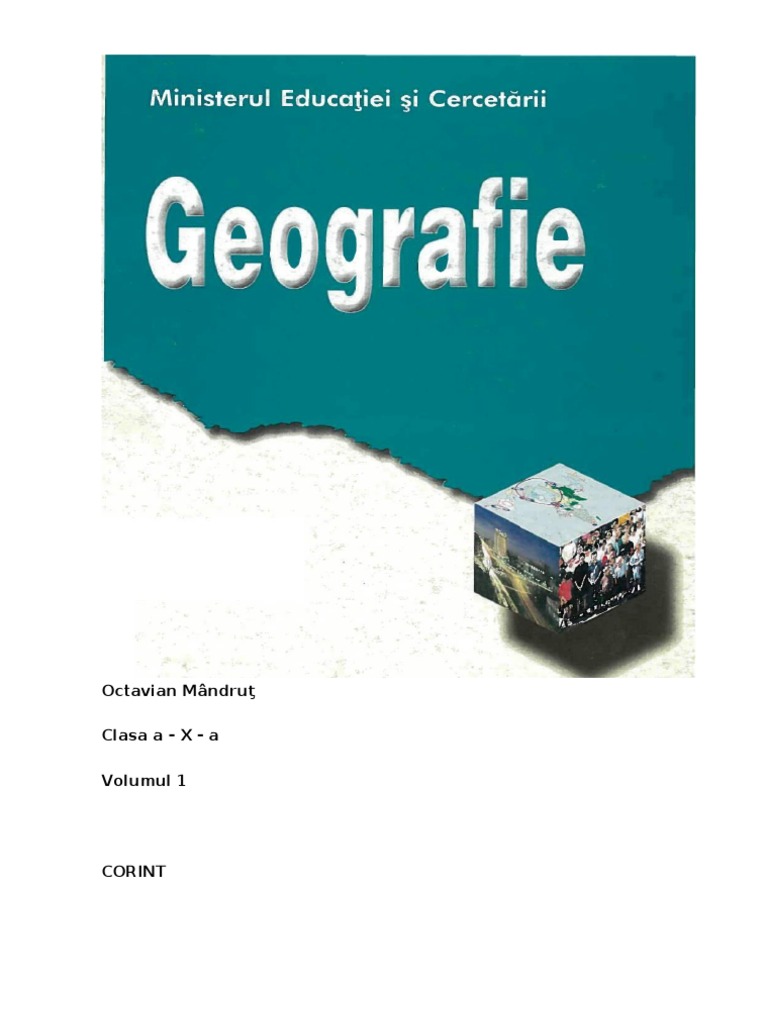 Geografie Clasa 10 Corint Octavian Mandrut