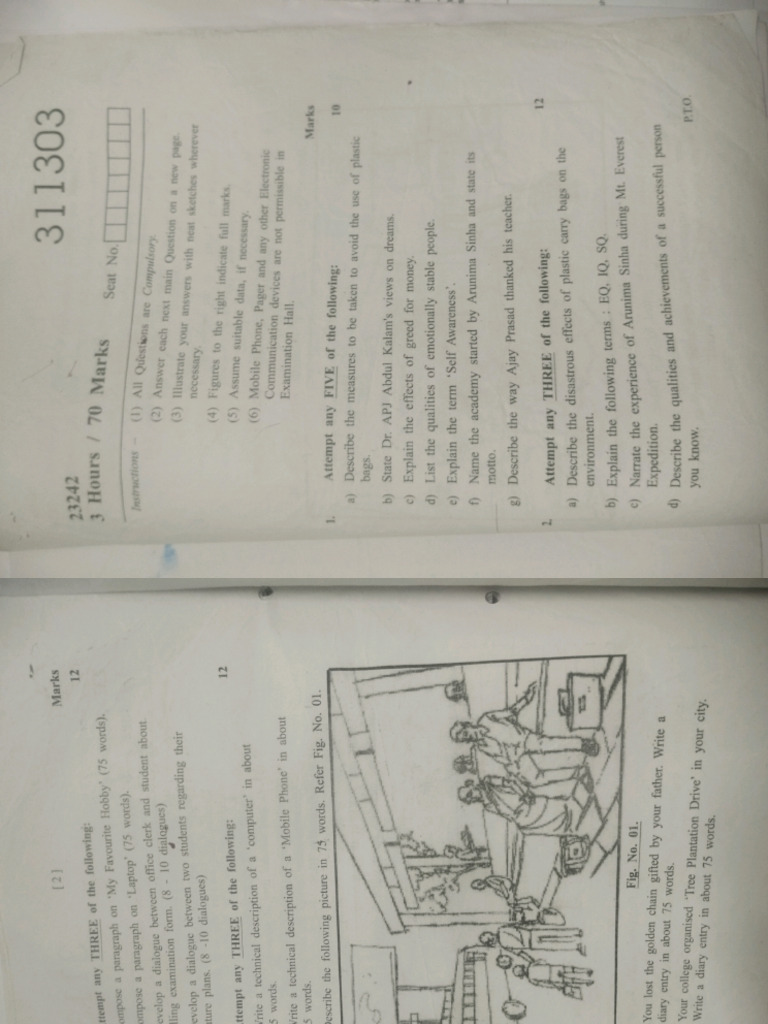 English Paper Pattern | PDF