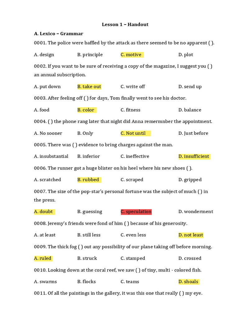 Lesson 1 - 09.07 - Notes | PDF