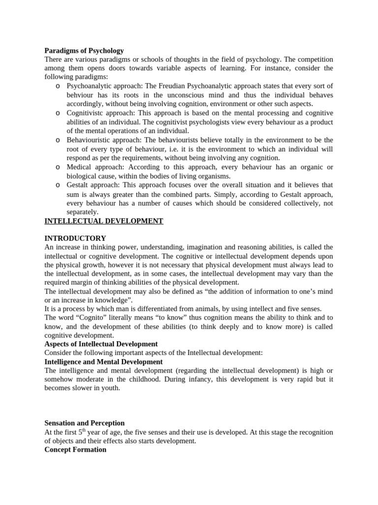 Educational Psychology | PDF | Cognitive Development | Thought