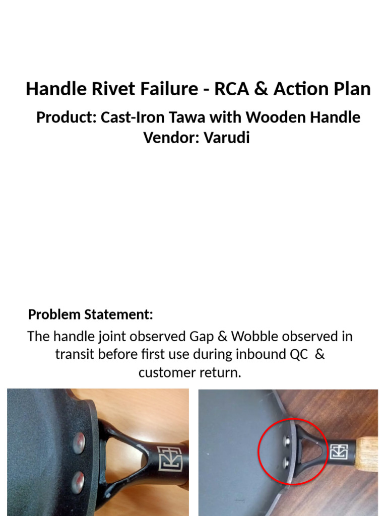 Rivet Failure Issue - RCA & Corrective Action | PDF