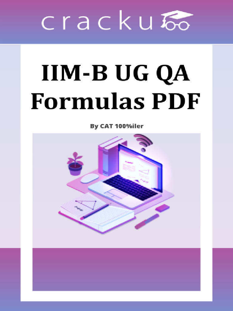 IIMB UG Ratio & Proportion Formulas | PDF | Ratio | Numbers