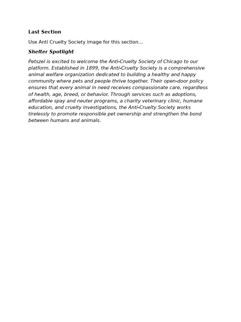 Last Section | PDF