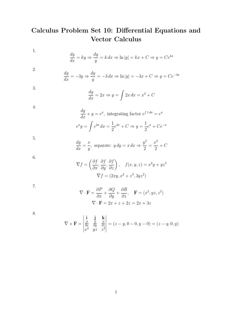 Week 17 Problem Set | PDF