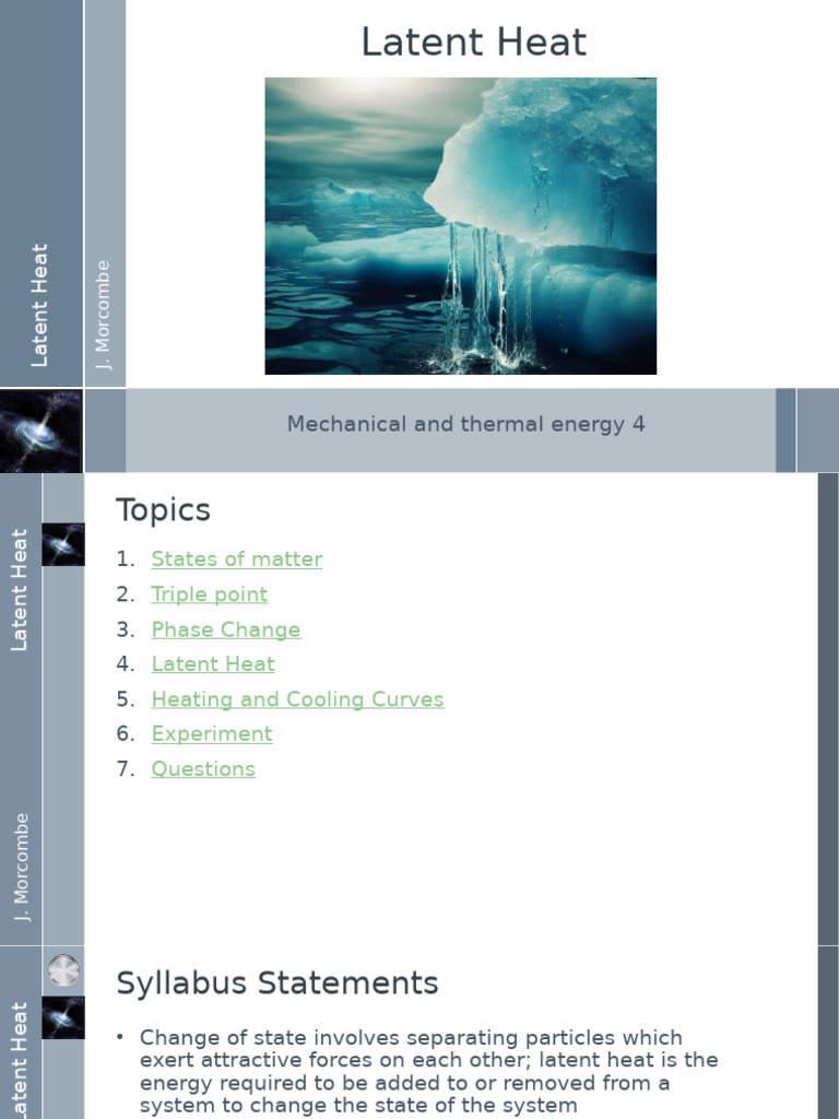 Understanding Latent Heat and Phase Changes | PDF | Latent Heat | Heat