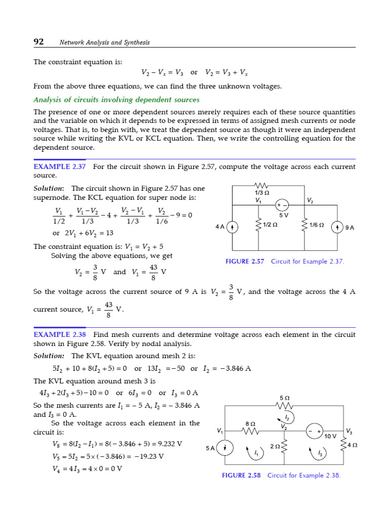 Node Analysis Numerical | PDF | Network Analysis (Electrical Circuits ...