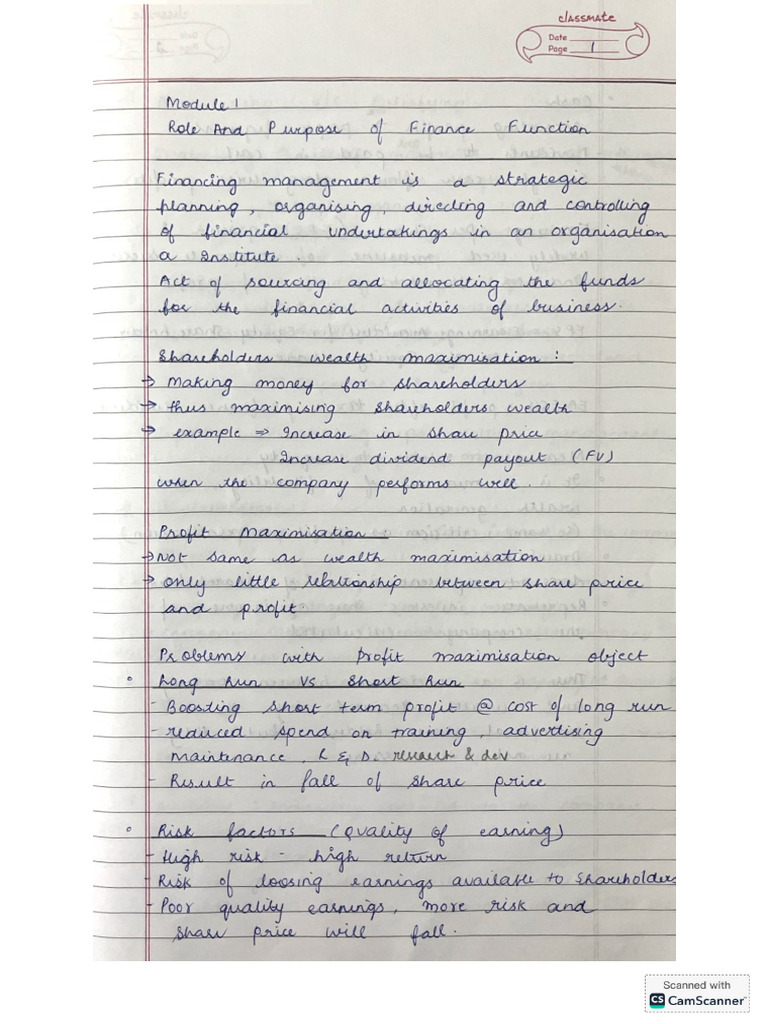 FM Notes | PDF