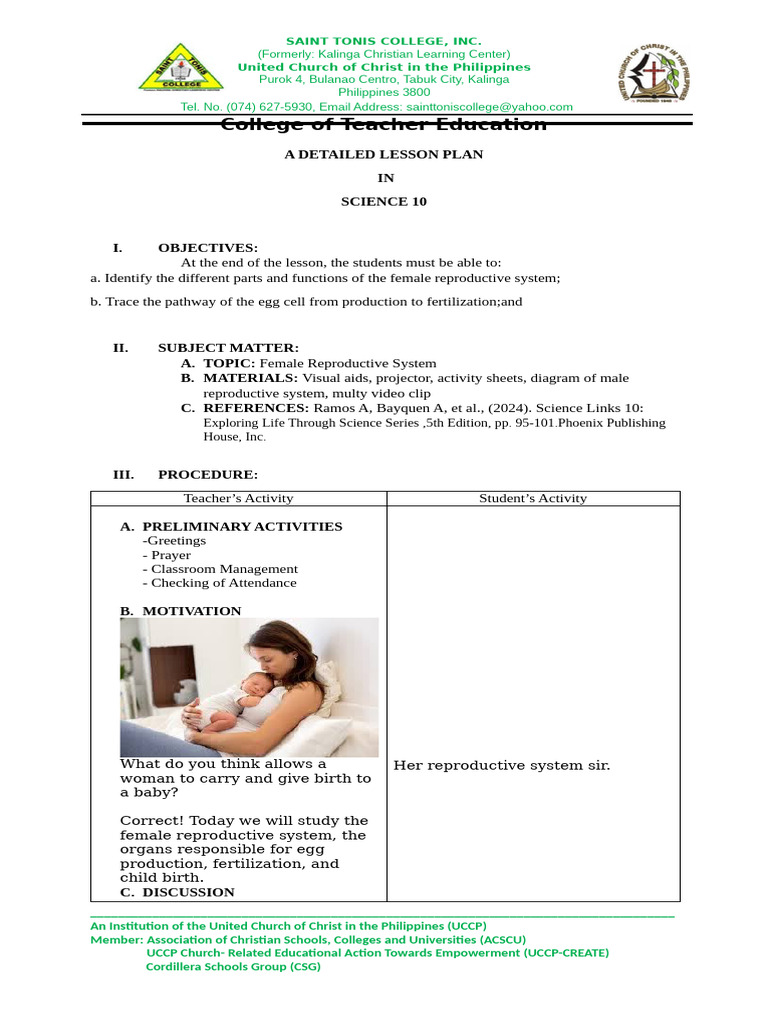 Detailed Female Repro | PDF | Menstrual Cycle | Uterus