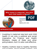 Invest in Maternal and New Born in Nepal