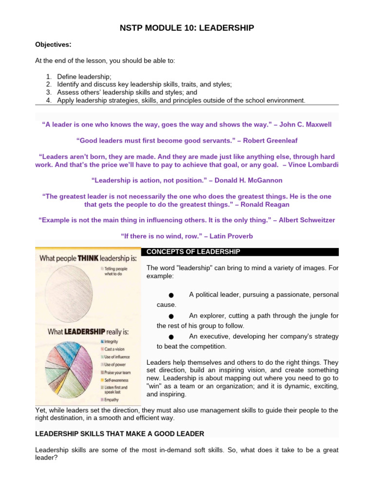 Leadership Skills and Styles Explained | PDF | Deviance (Sociology ...